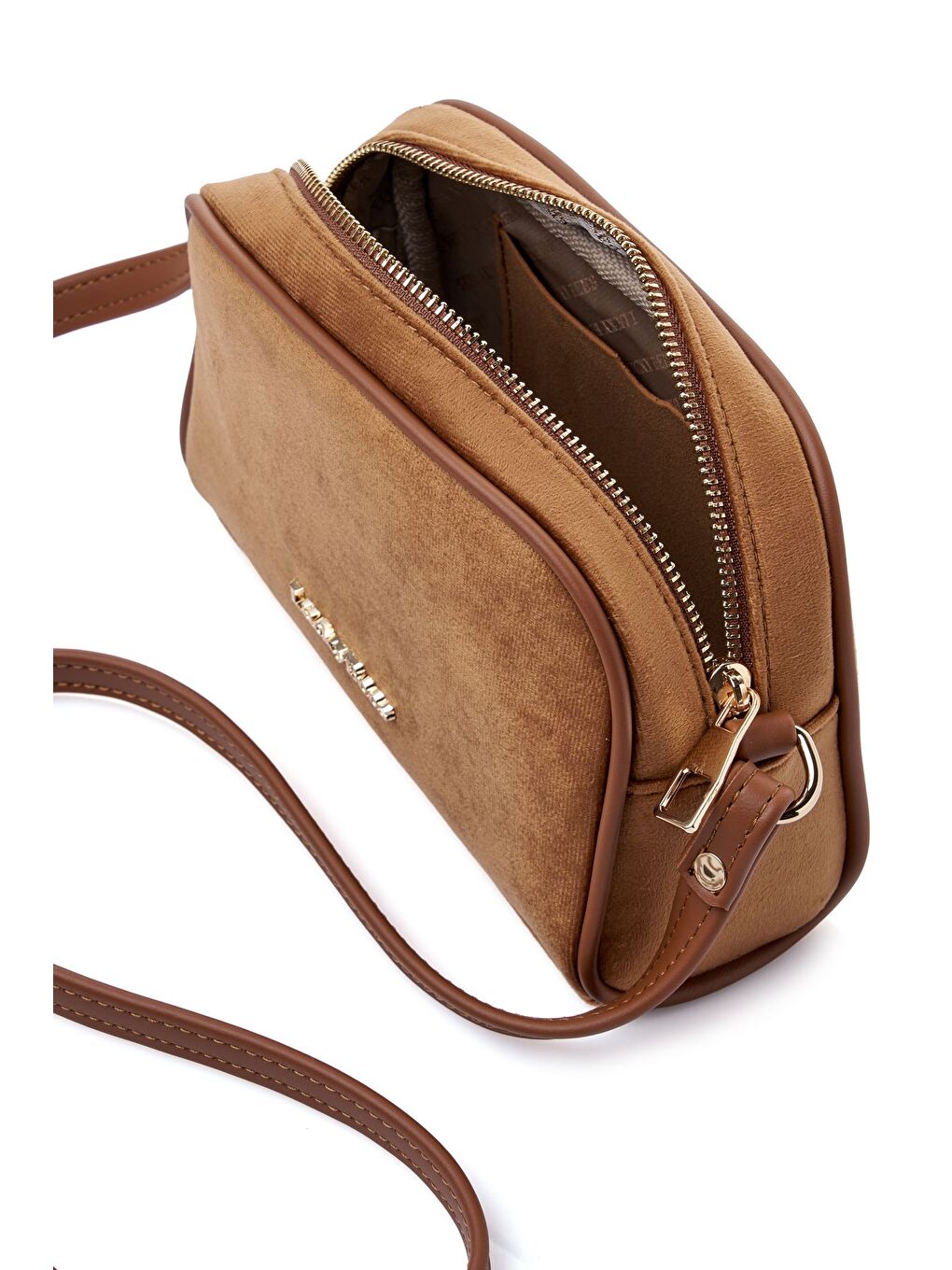 Kahverengi Valen Kadın Çapraz Çanta-4