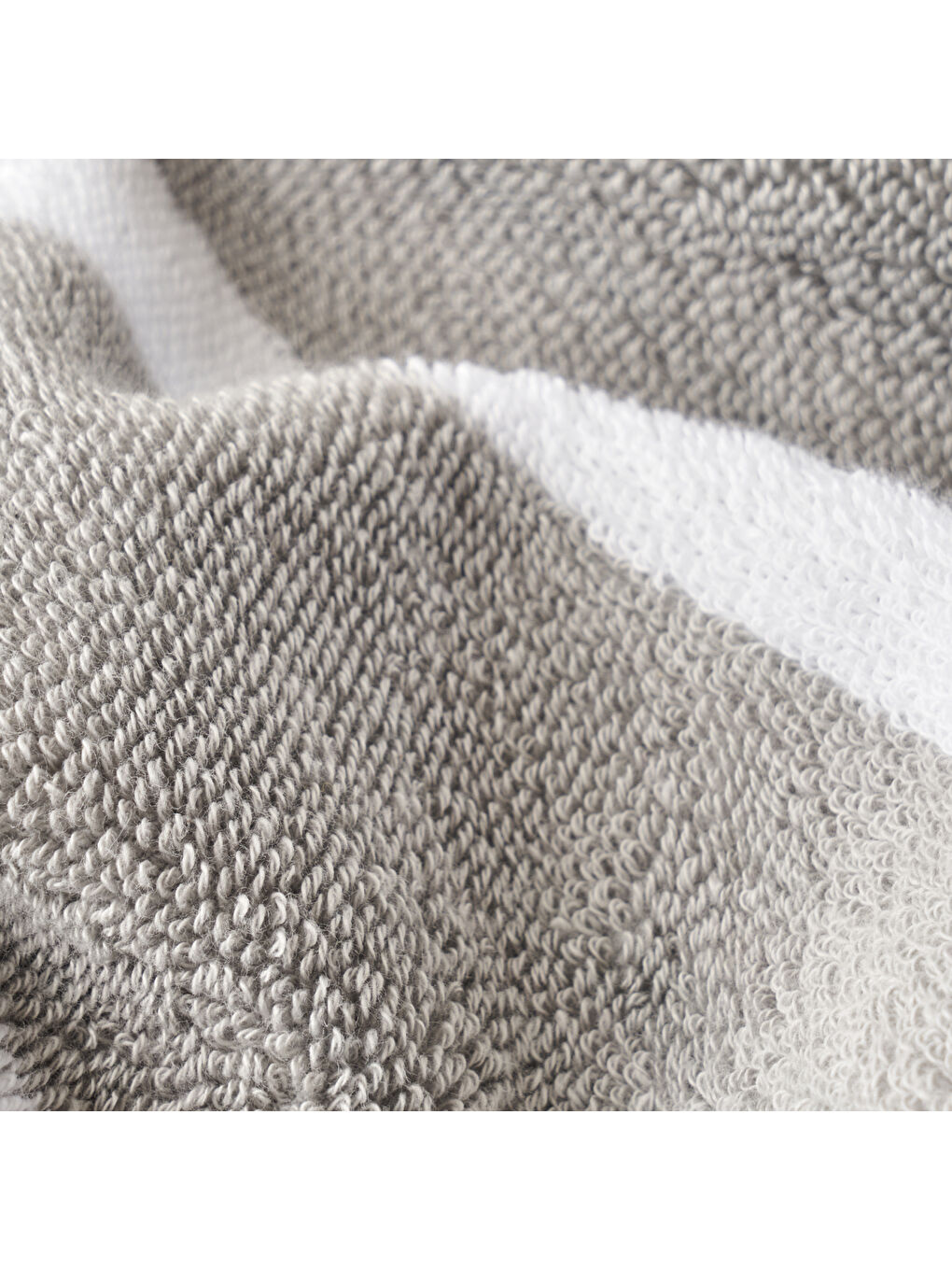 %100 Pamuk Ella Yüz Havlusu Gri (50x90 cm)-1