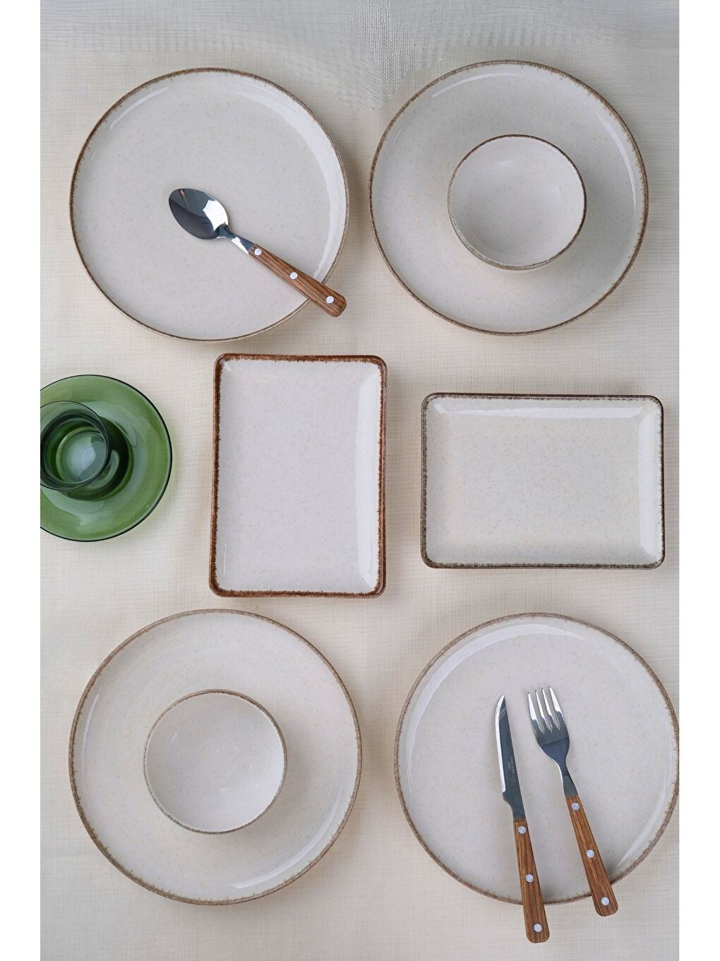 Karışık Moderna Kahvaltı Takımı Tarçın 8 Parça 4 Kişilik-1