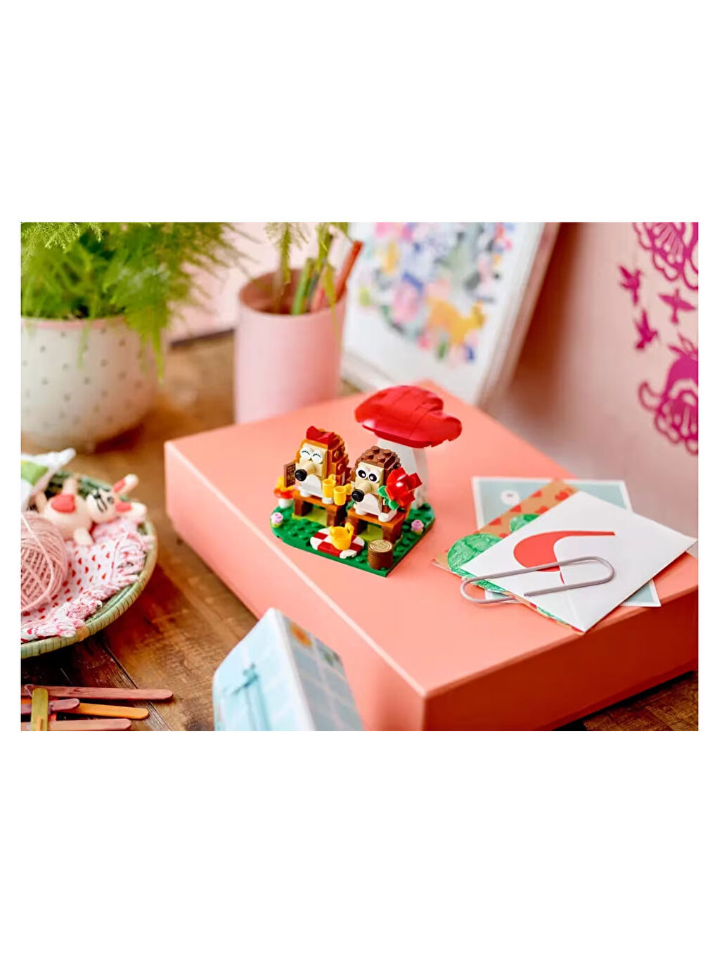 Iconic Kirpi Pikniği Hayvan Oyuncak Oyun Seti 40711-1