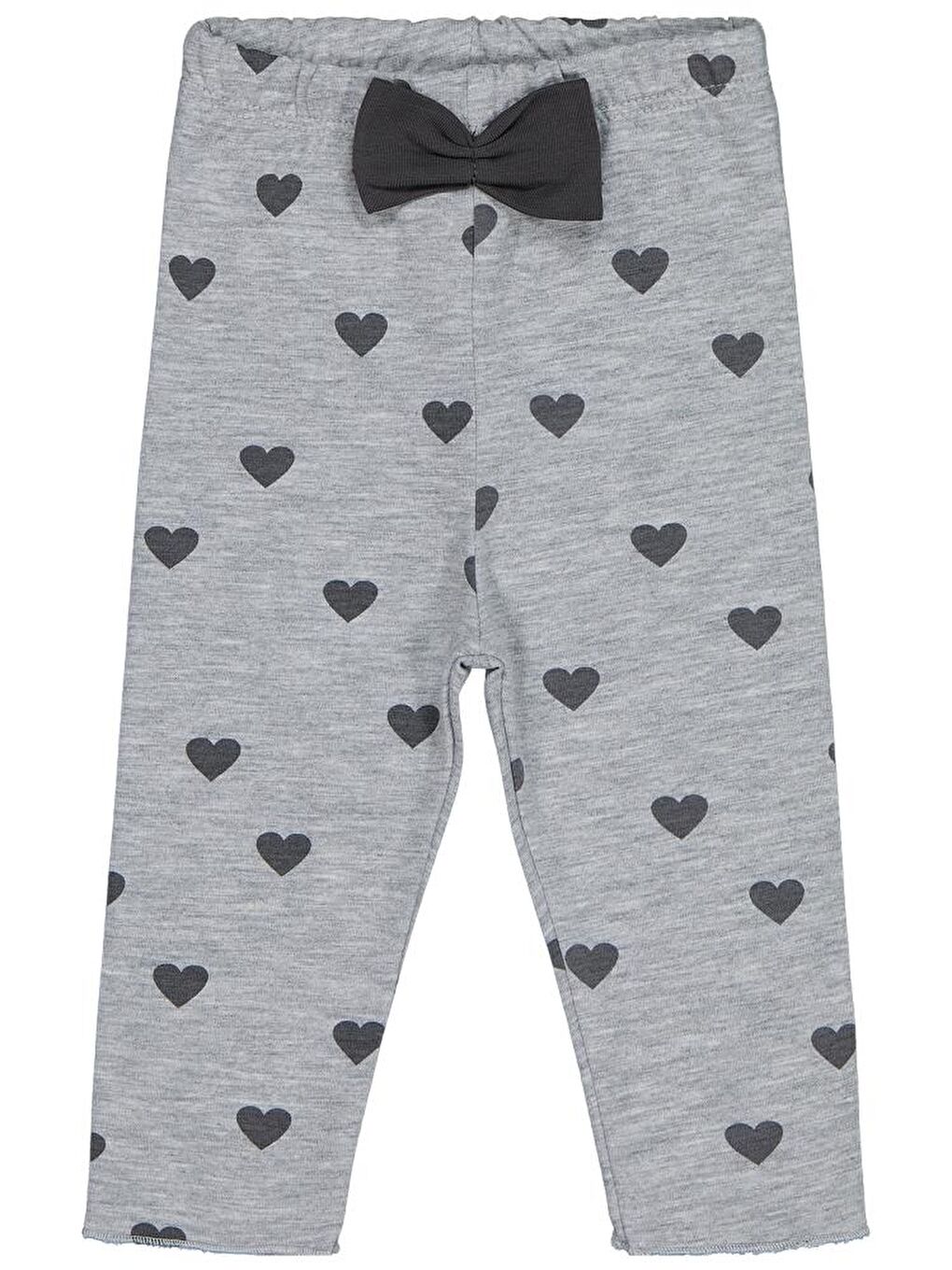 Baby Kalp Baskılı 6-18 Ay Tayt - Gri 6-9 Ay