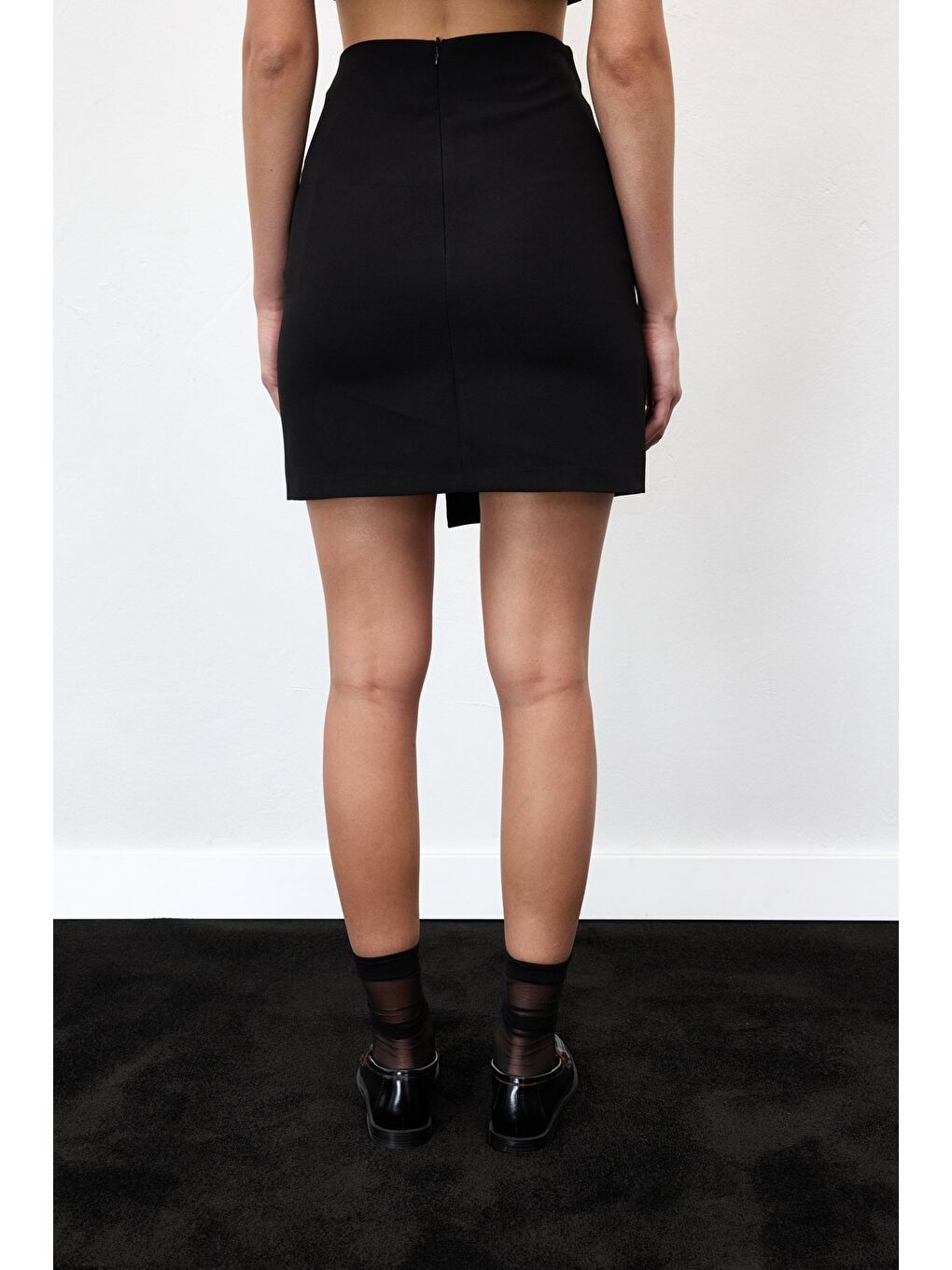 Lucy Mini Etek - Siyah-6