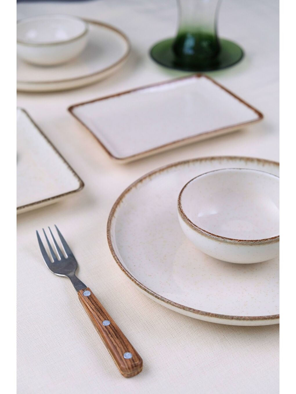 Karışık Moderna Kahvaltı Takımı Tarçın 6 Parça 2 Kişilik-1