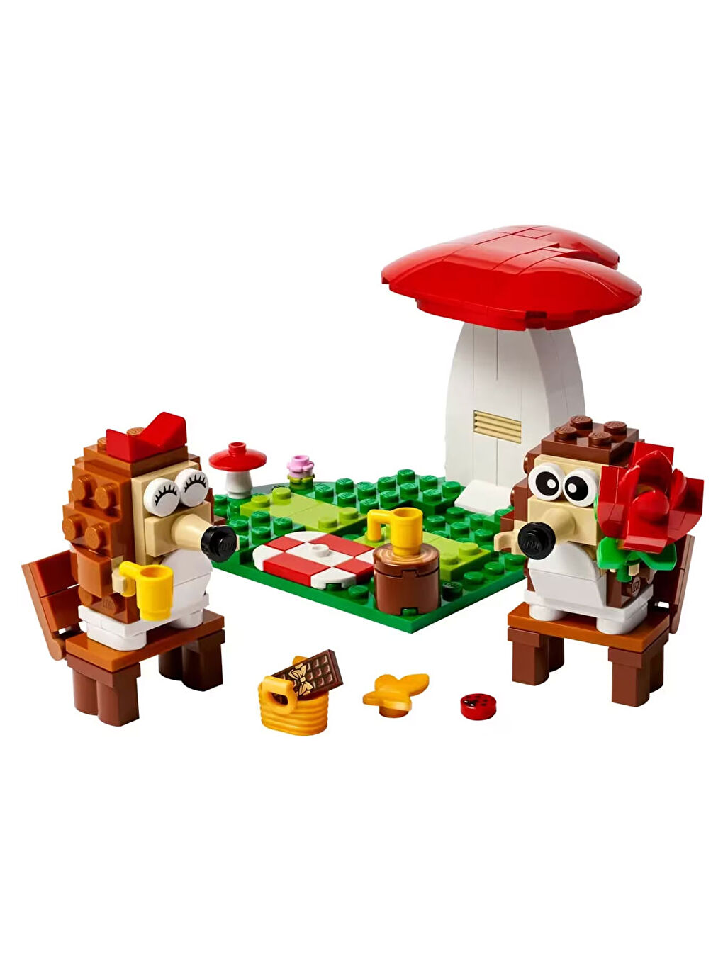 Iconic Kirpi Pikniği Hayvan Oyuncak Oyun Seti 40711-4