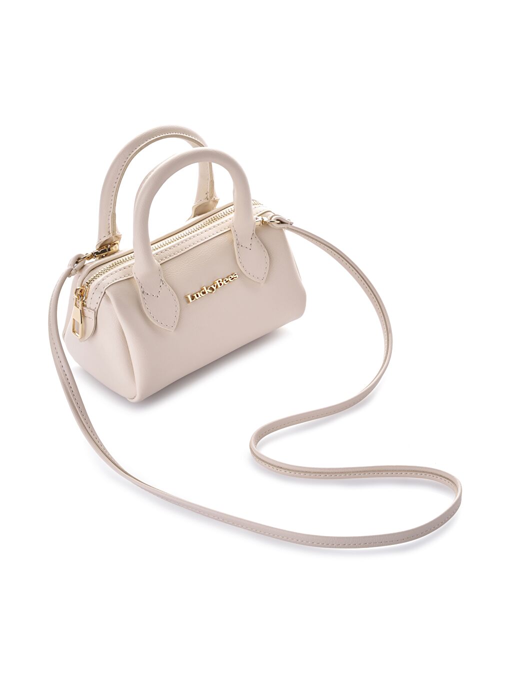 Ekru Luna Kadın El ve Omuz Çantası-2