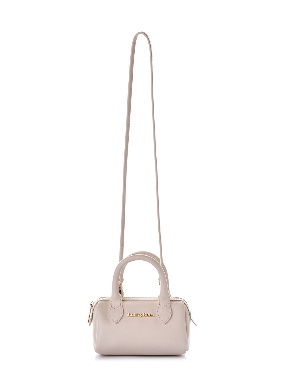 Ekru Luna Kadın El ve Omuz Çantası-3