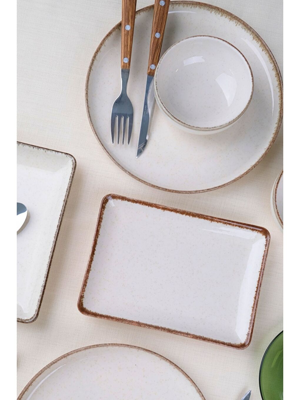 Karışık Moderna Kahvaltı Takımı Tarçın 6 Parça 2 Kişilik-2