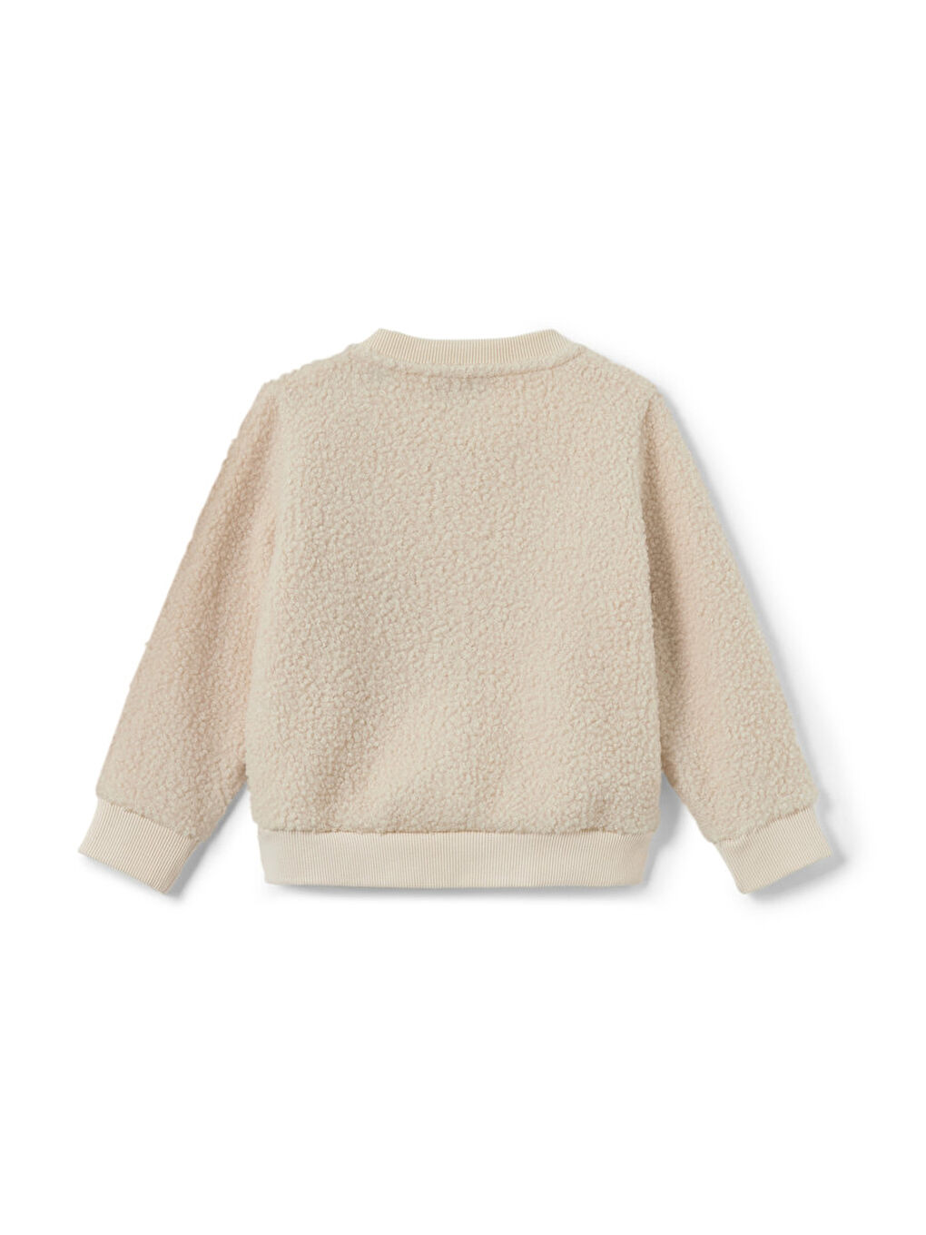 Ekru Çocuk Sweatshirt, Teddy-2