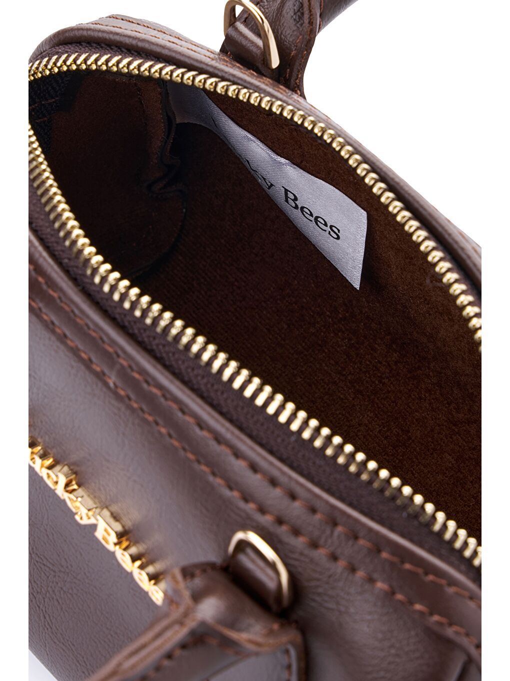 Kahverengi Luna Kadın El ve Omuz Çantası-4