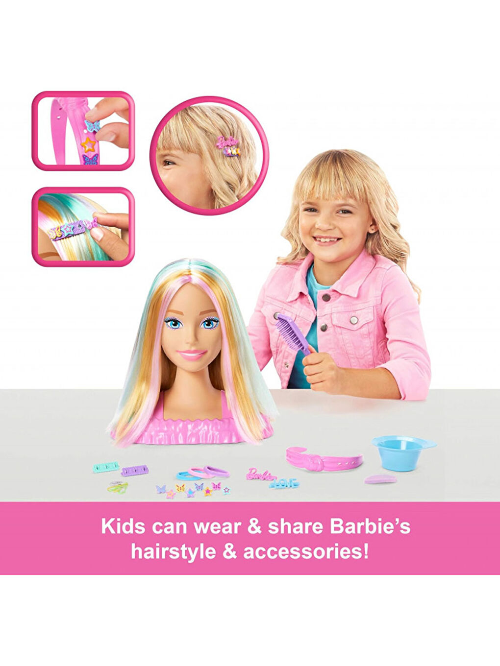 Barbie Saç Tasarımı Büstü JFG81-2