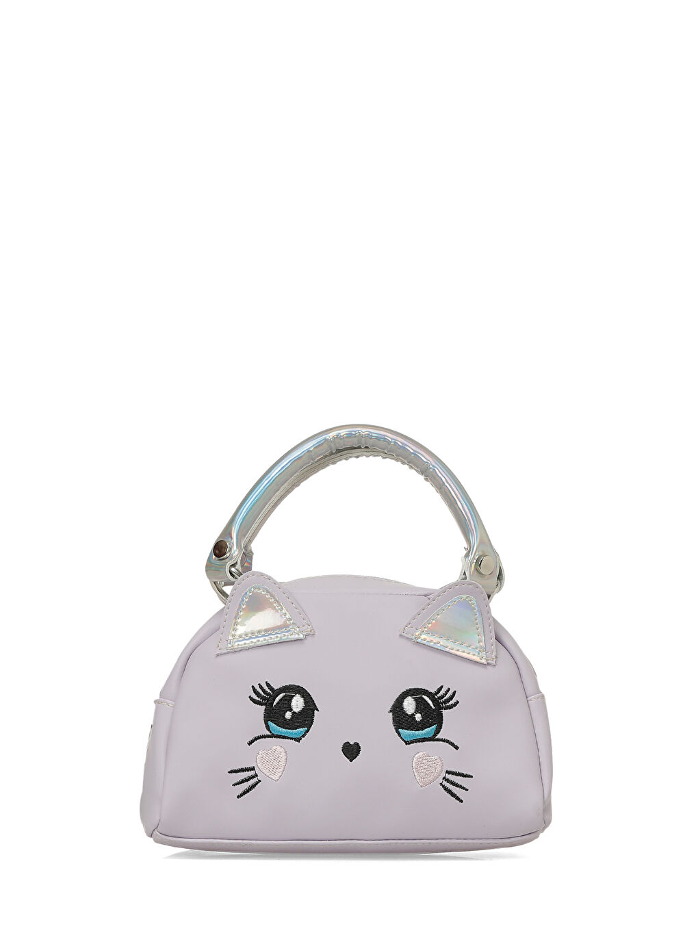 Mor LILA KEDI EL 6FX Lila Kız Çocuk El Çantası