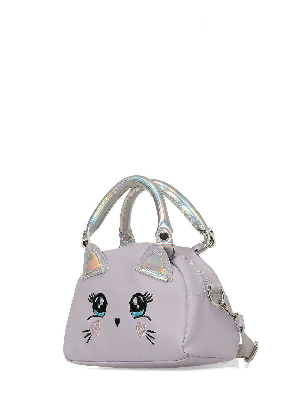 Mor LILA KEDI EL 6FX Lila Kız Çocuk El Çantası-1