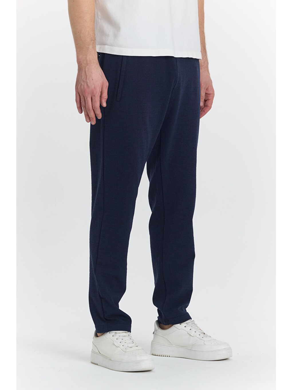 Erkek Polycotton Eşofman Altı Lacivert 5802-L-2