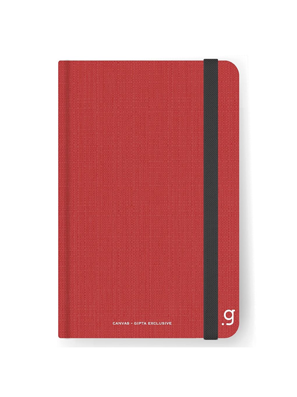 Canvas Notes Sert Kapak Dikişli Lastikli Not Defteri 9x14 96 Yaprak Çizgili (6975)-1