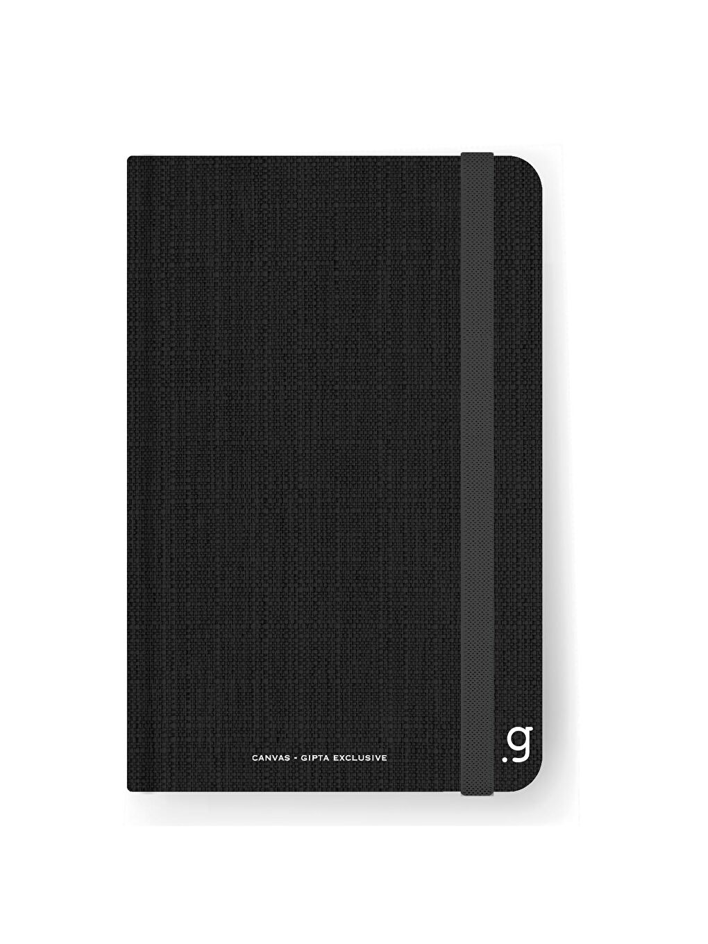 Canvas Notes Sert Kapak Dikişli Lastikli Not Defteri 9x14 96 Yaprak Çizgili (6975)-2