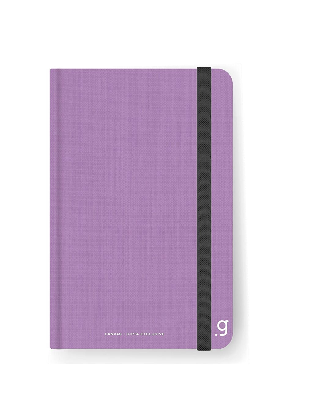 Canvas Notes Sert Kapak Dikişli Lastikli Not Defteri 9x14 96 Yaprak Çizgili (6975)-3