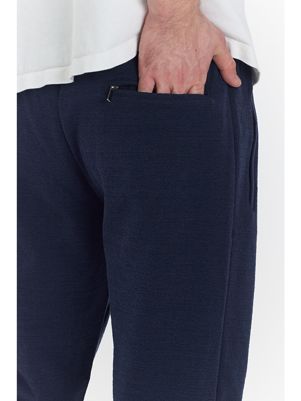 Erkek Polycotton Eşofman Altı Lacivert 5802-L-7