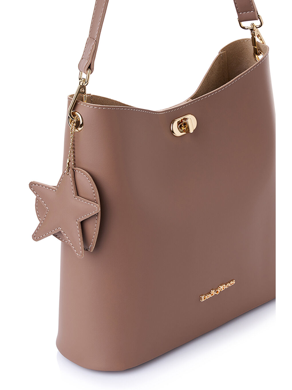 Bej Quinn Kadın Omuz Çantası-4