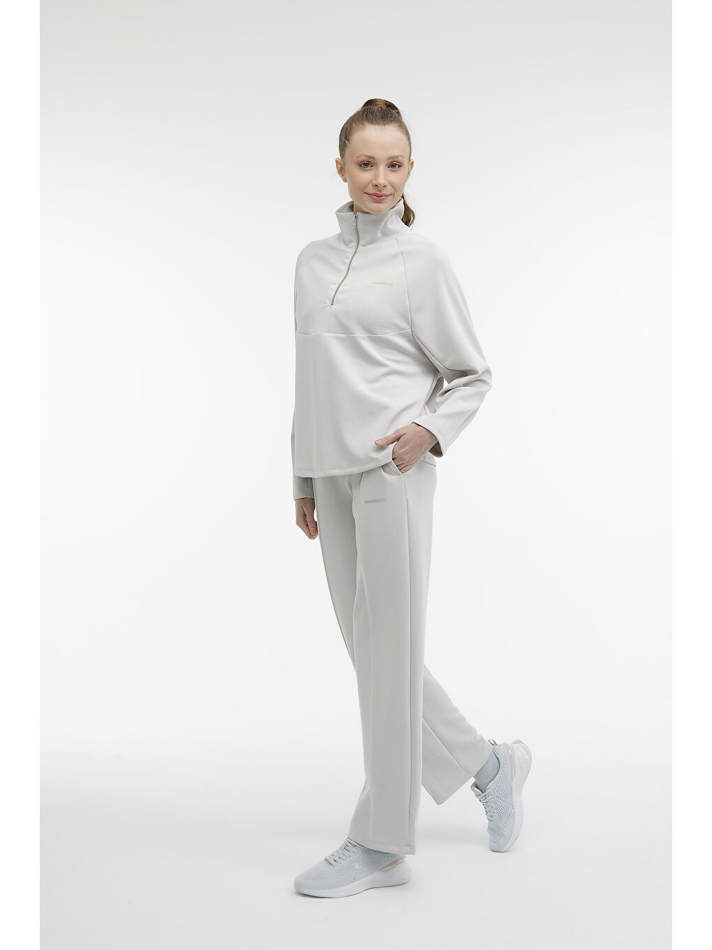 Gri WL LORA 22CK324 3PR GRI Kadın Eşofman Altı-4