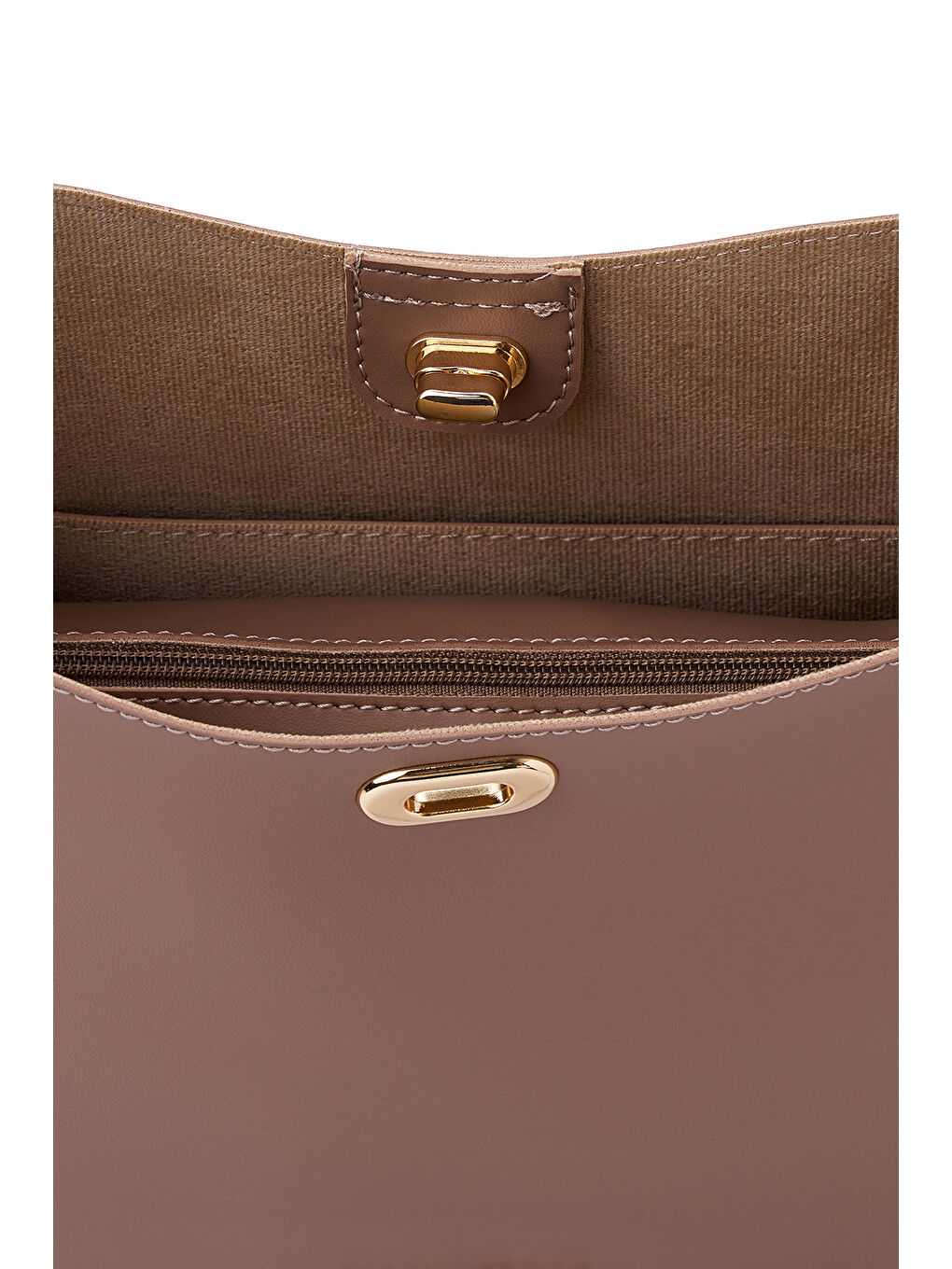 Bej Quinn Kadın Omuz Çantası-5