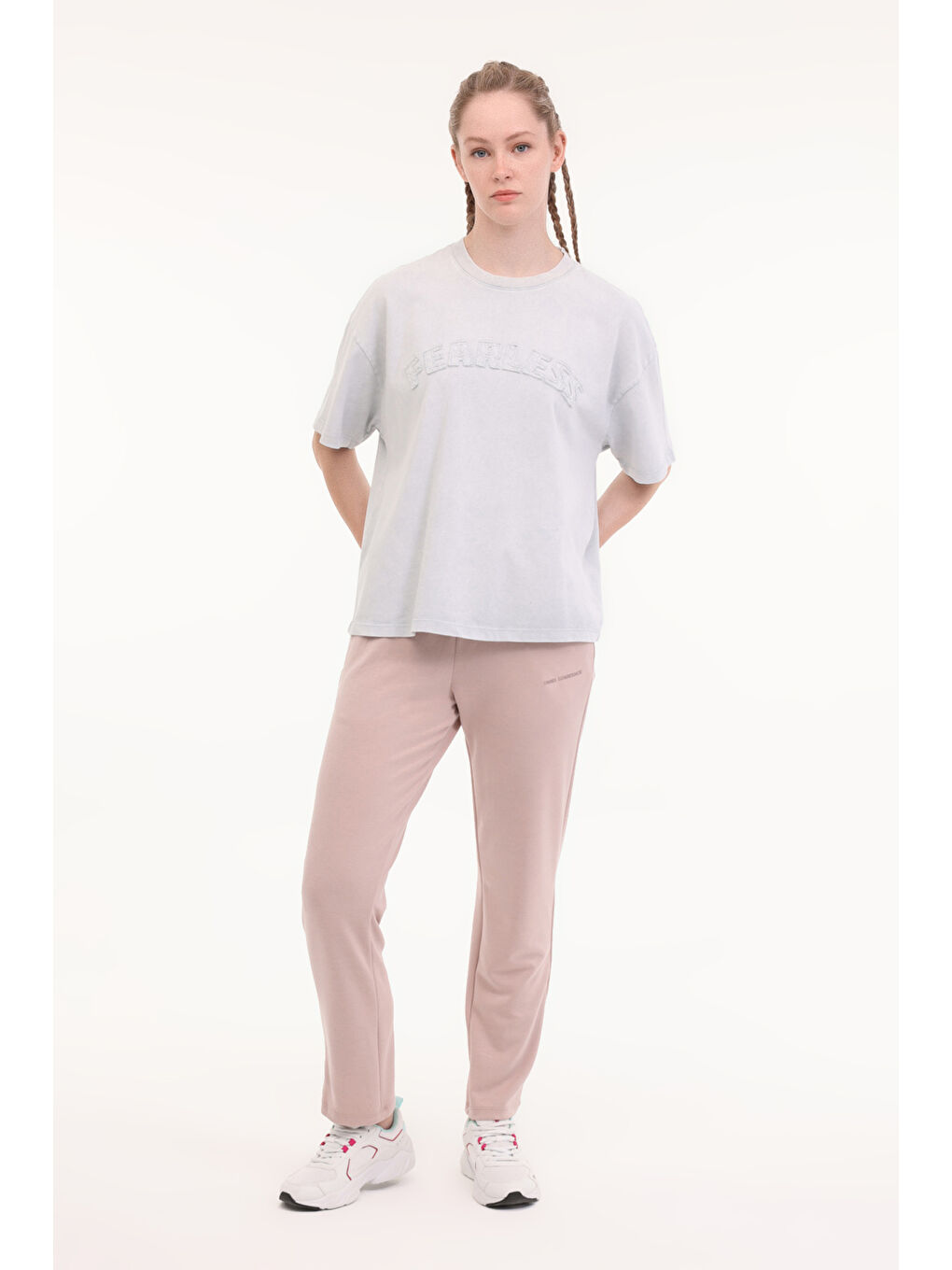 Bej WL CARLA 22CT693 5FX Vizon Kadın Eşofman Altı-2