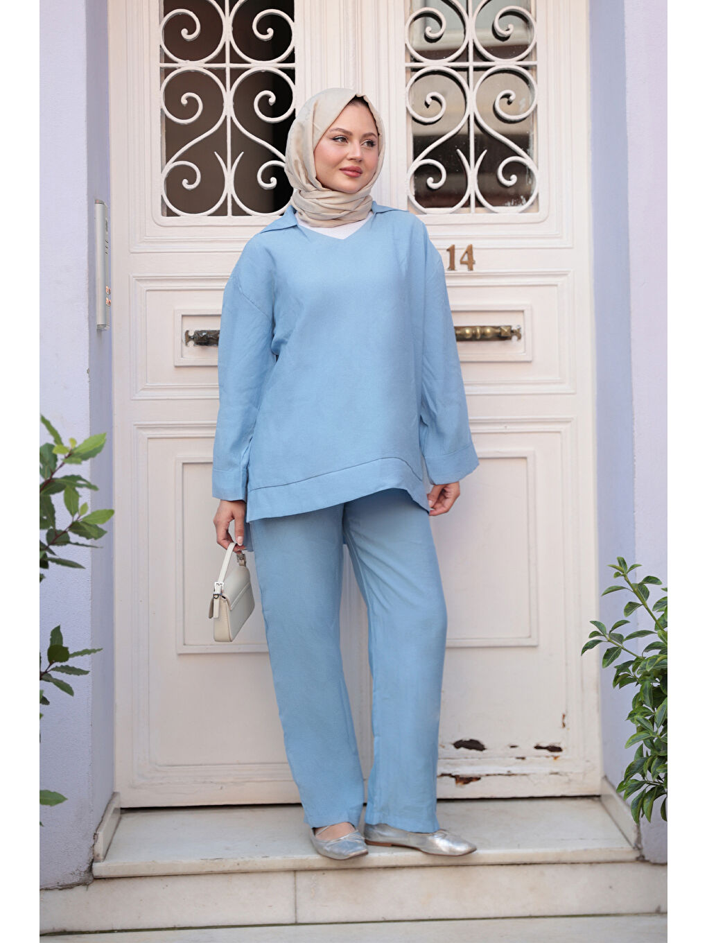 Kadın İkili Takım Bebe Mavi-2