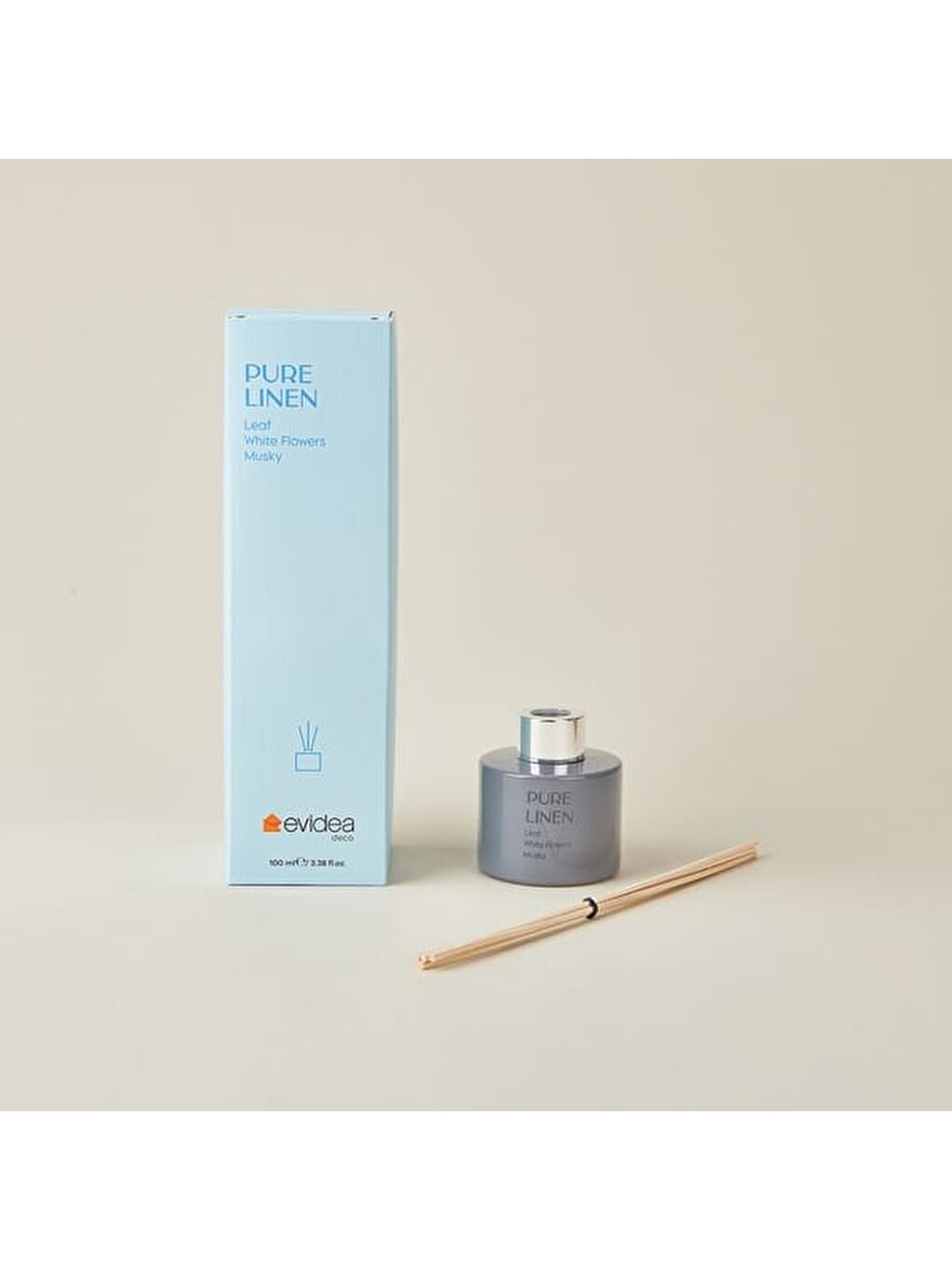 Karışık Deco Pure Linen Oda Kokusu - Şeffaf - 100 ml-1