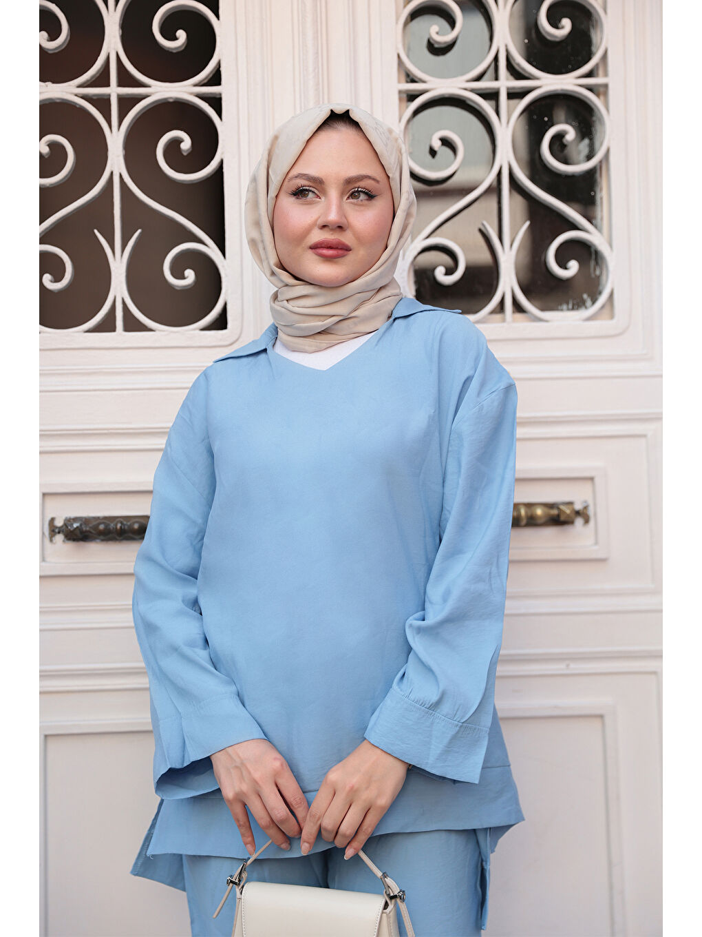 Kadın İkili Takım Bebe Mavi-3