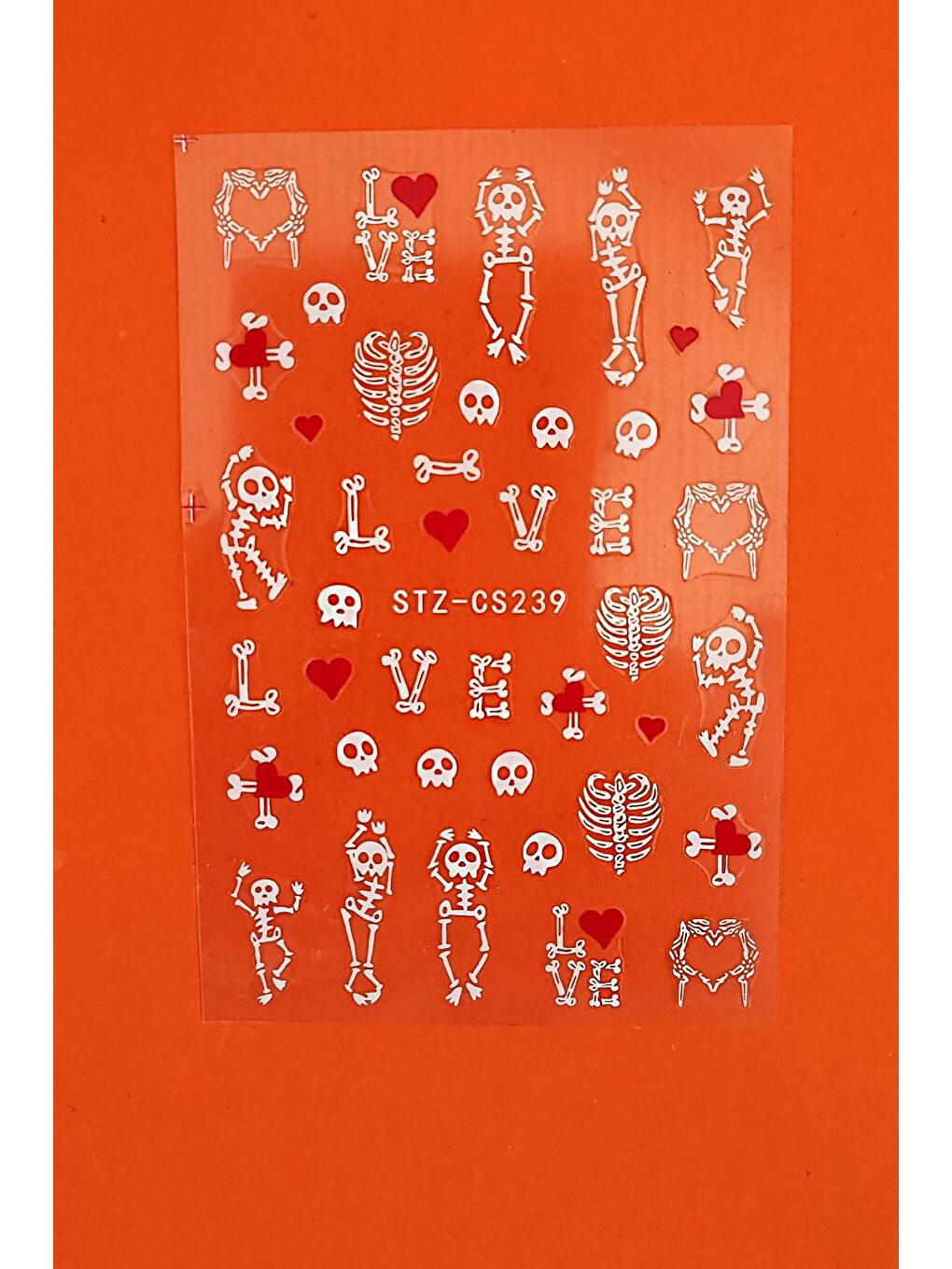 Dokulu Tırnak Sticker Nail Art Süsü