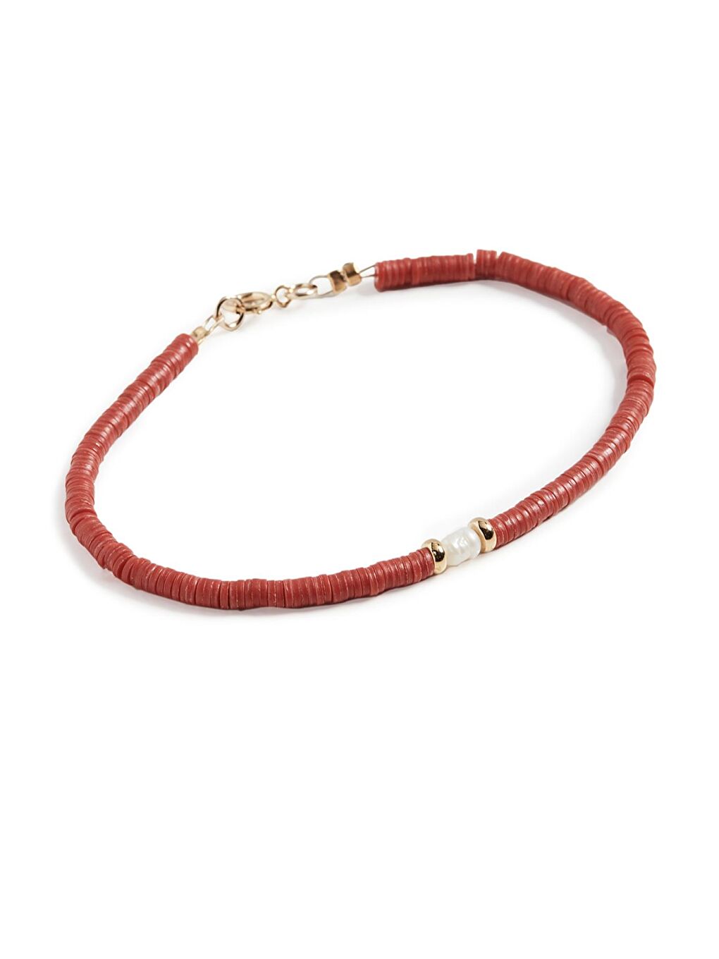 New Obsessions Sari İncili Kırmızı Kolye - 4