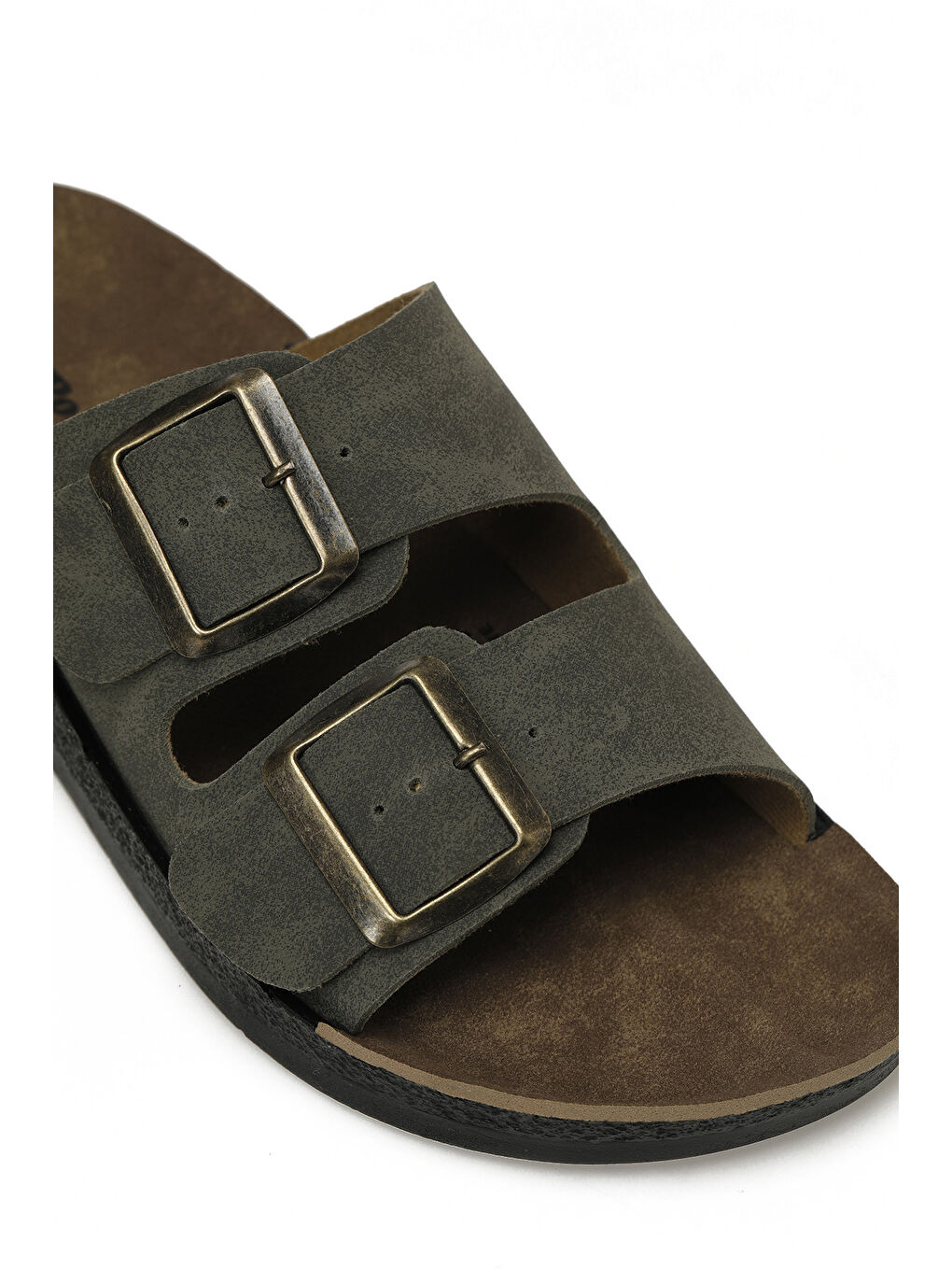 DELVES.G6FX Haki Erkek Çocuk Terlik-6