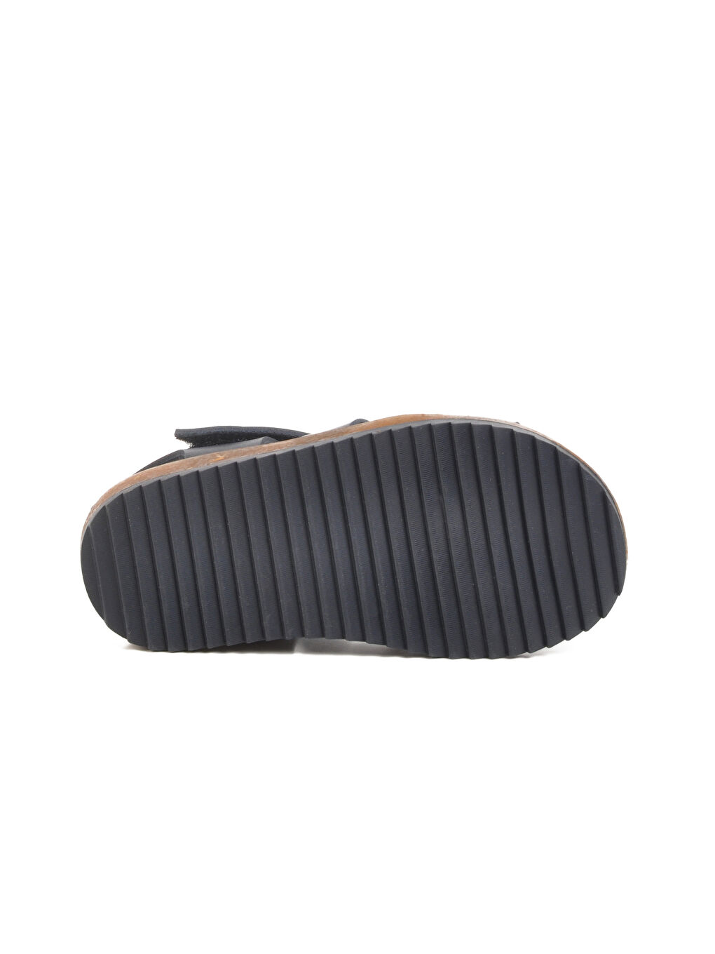 Lacivert Bej Cırtlı Hafif Unisex Çocuk Sandalet 17370 B-4