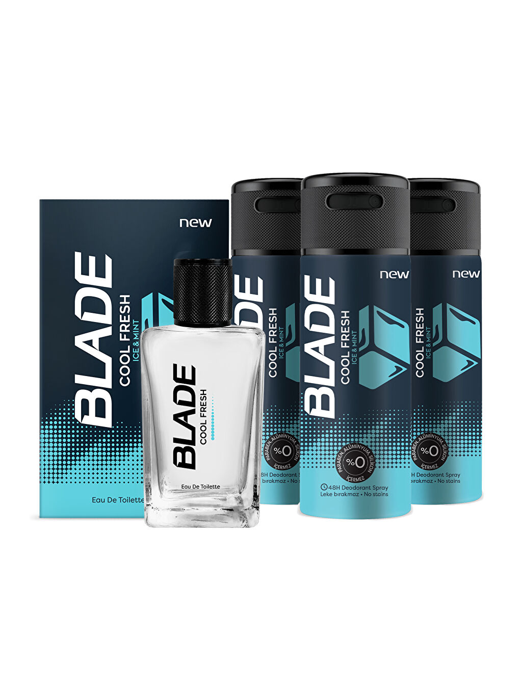 Blade Beyaz Cool Fresh Edt Parfüm 70 ml & Deodorant 3x150 ml