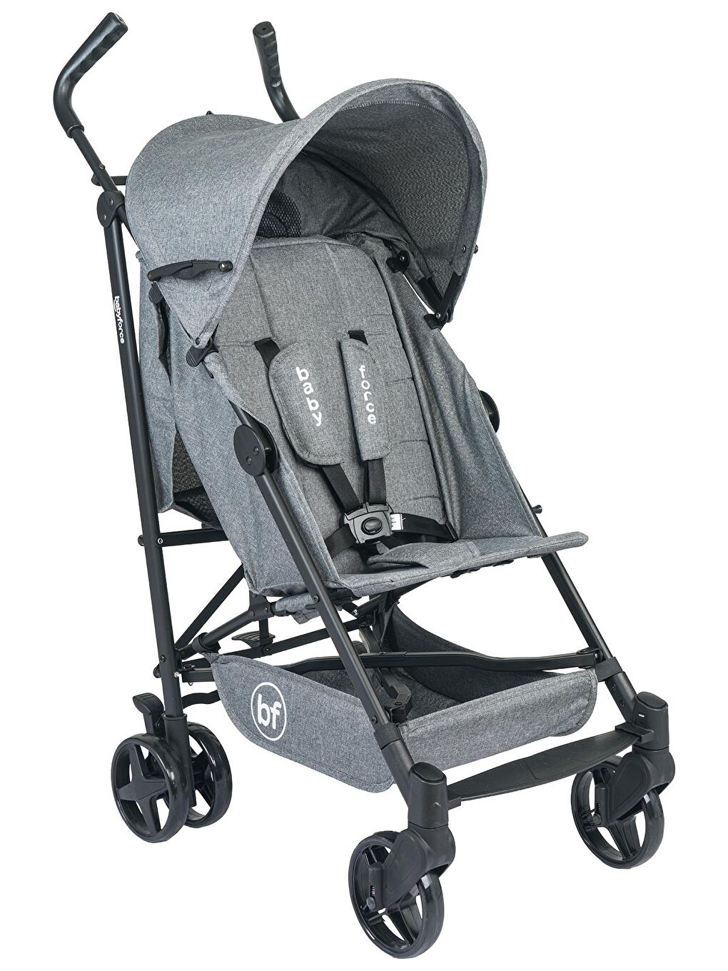 Jet Baston Bebek Arabası - Gri Standart