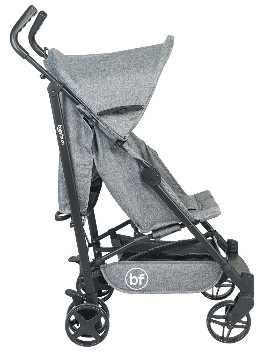 Jet Baston Bebek Arabası - Gri Standart-1