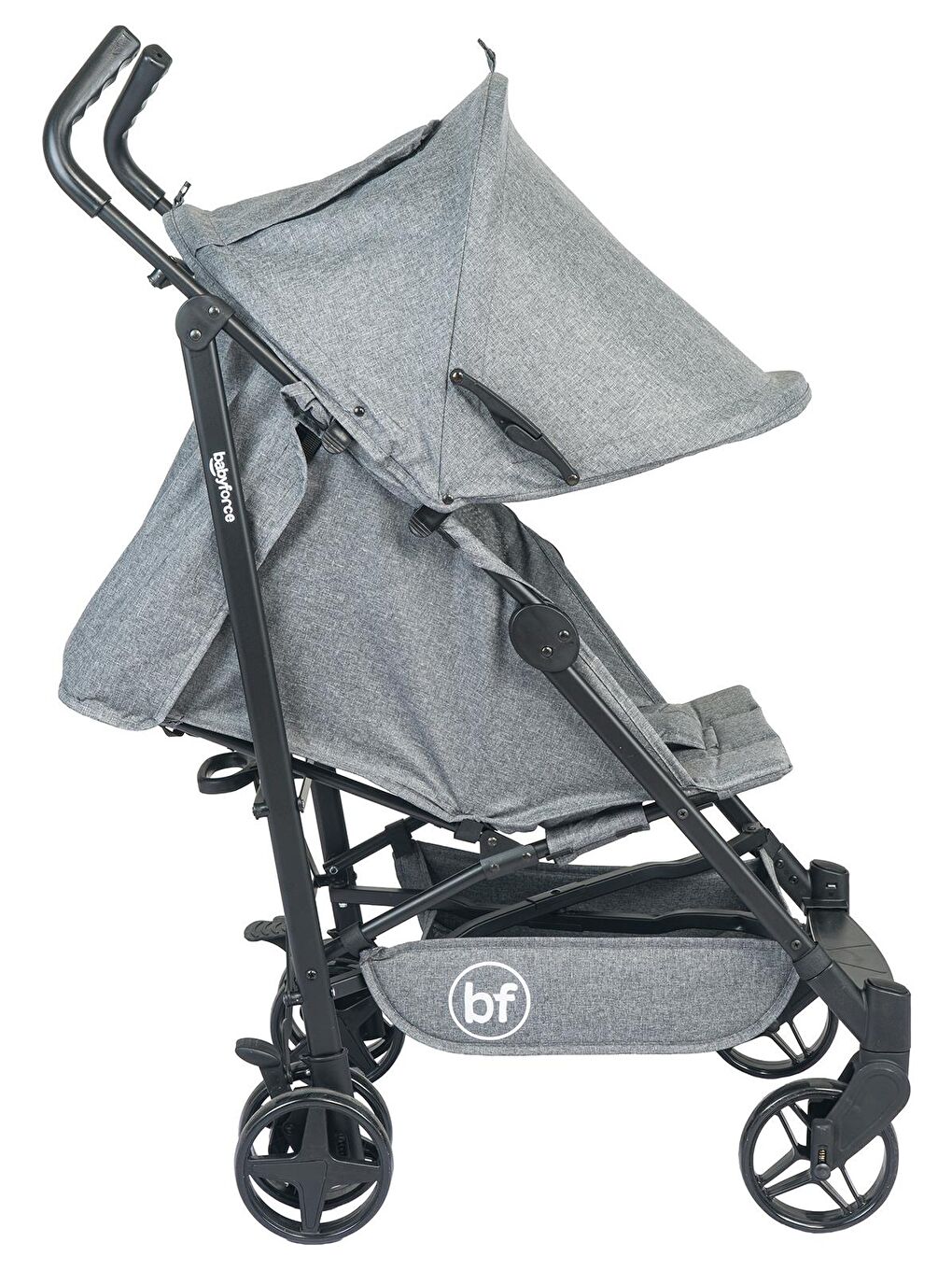 Jet Baston Bebek Arabası - Gri Standart-2