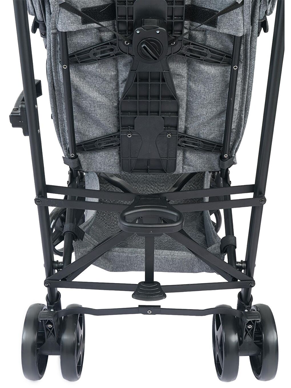 Jet Baston Bebek Arabası - Gri Standart-4