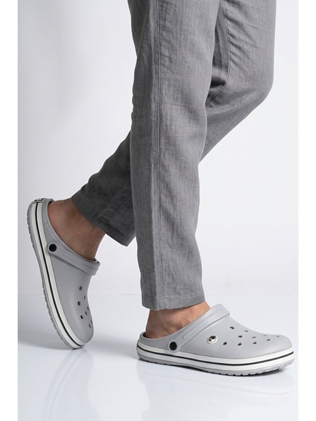 Mavi Buz Büyük Numara Eva Hafif Erkek Sabo Terlik 214 M-1