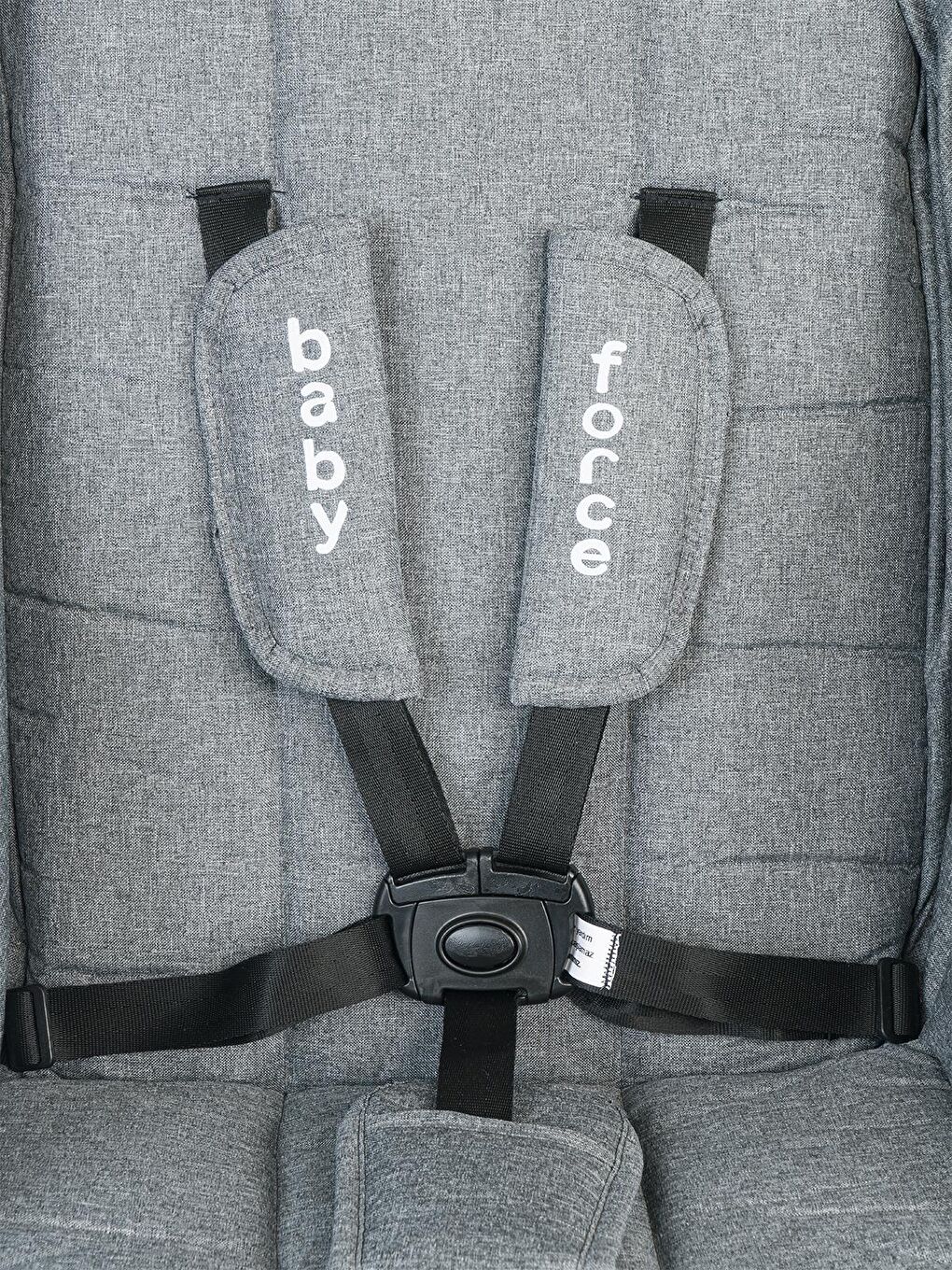 Jet Baston Bebek Arabası - Gri Standart-6