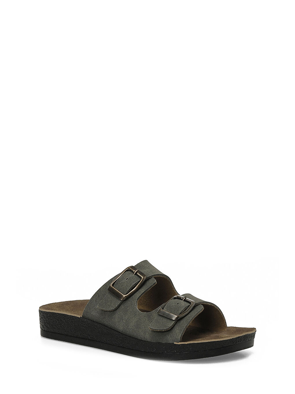 DELVES.F6FX Haki Erkek Çocuk Terlik-1