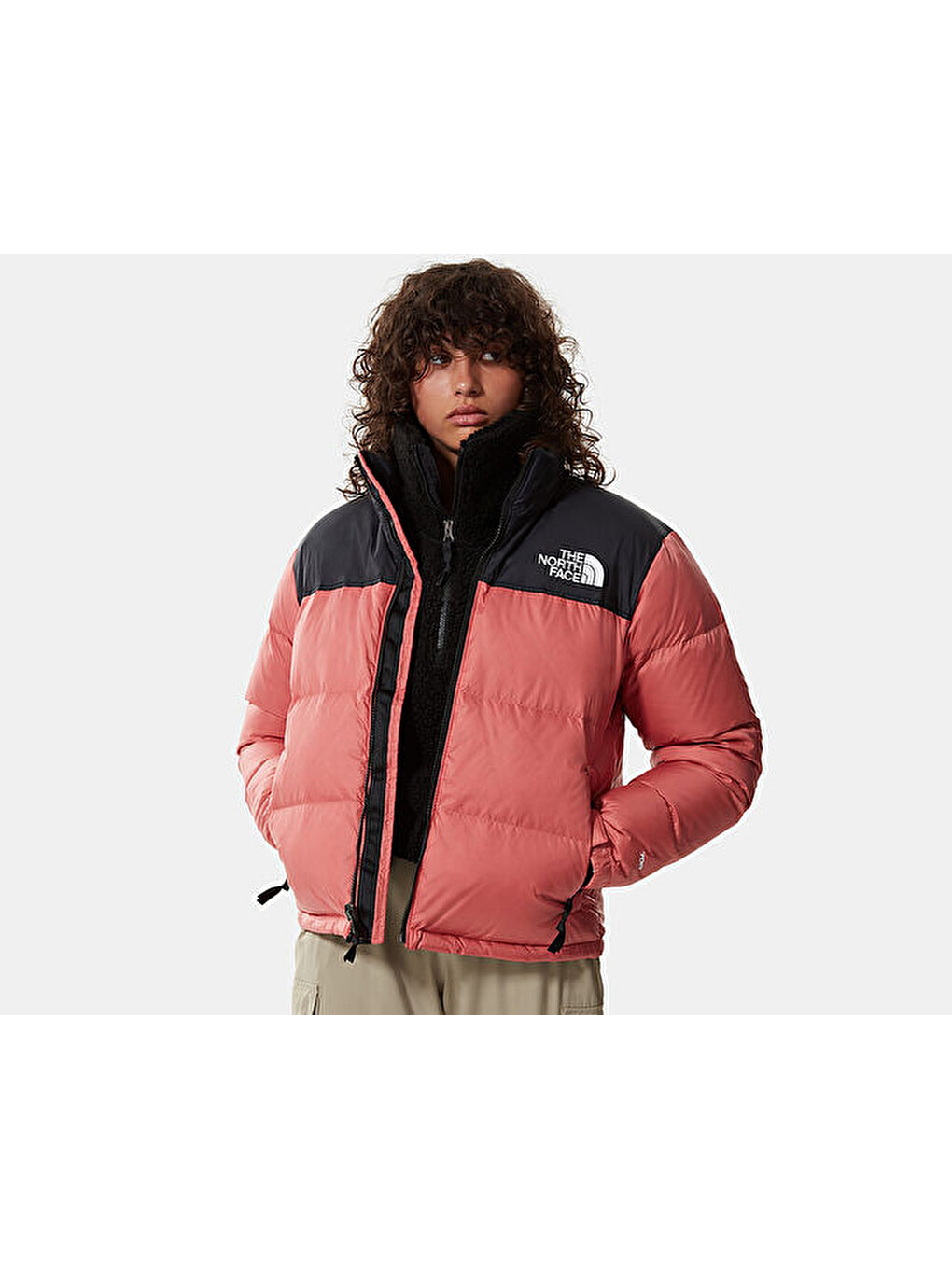W 1996 Rtro Npts Jkt Kadın Outdoor Montu Nf0a3xeoubg1 Pembe-2