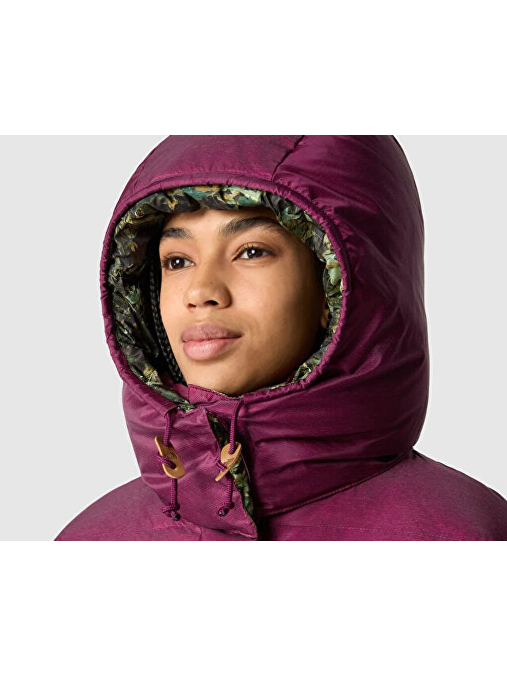 W 73 Parka Kadın Outdoor Montu Nf0a831xosn1 Pembe-2