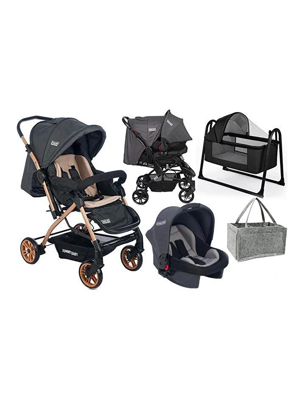 Cross Yenidoğan Seti Bebek Arabası Beşik Ana Kucağı