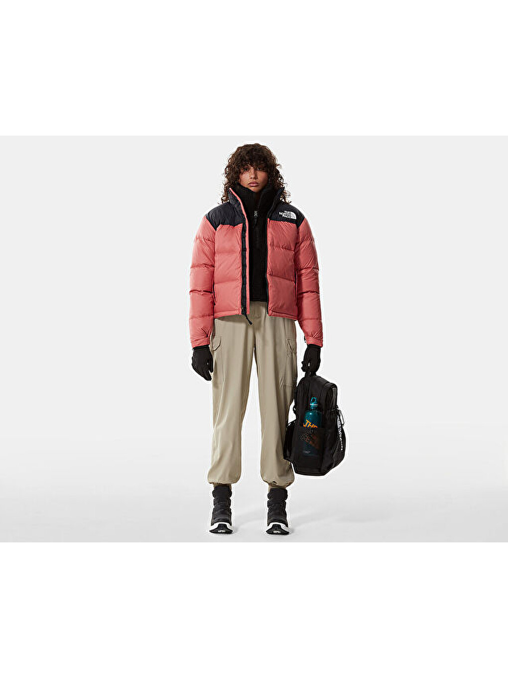 W 1996 Rtro Npts Jkt Kadın Outdoor Montu Nf0a3xeoubg1 Pembe-8
