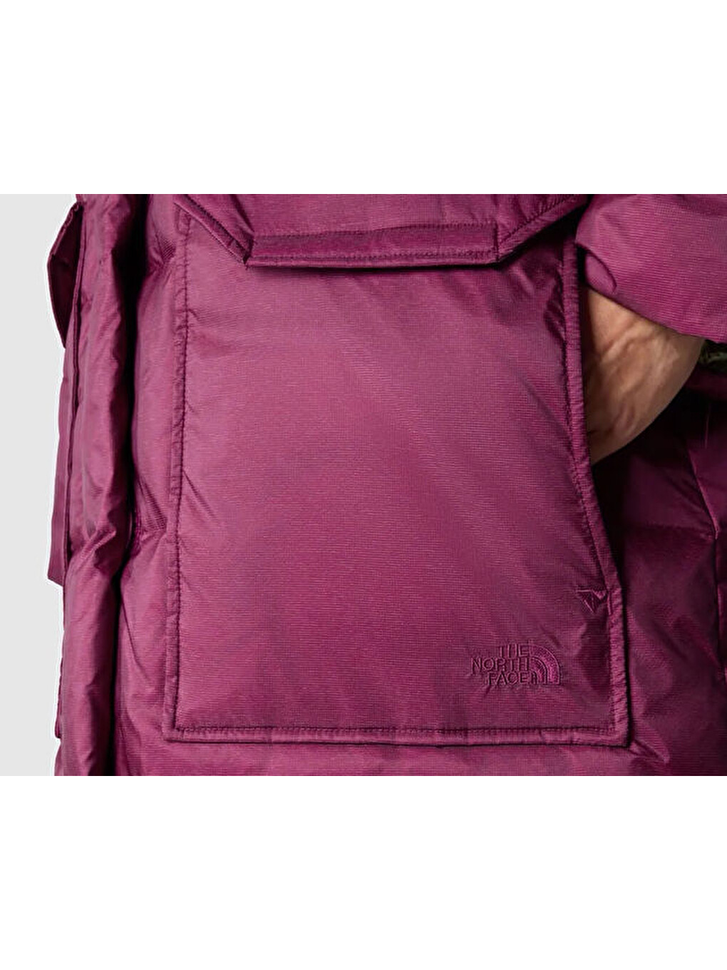 W 73 Parka Kadın Outdoor Montu Nf0a831xosn1 Pembe-8