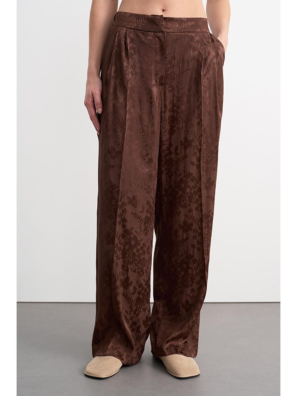 Kahverengi Galia Jakarlı Ceket Pantolon Takım Kahve-6