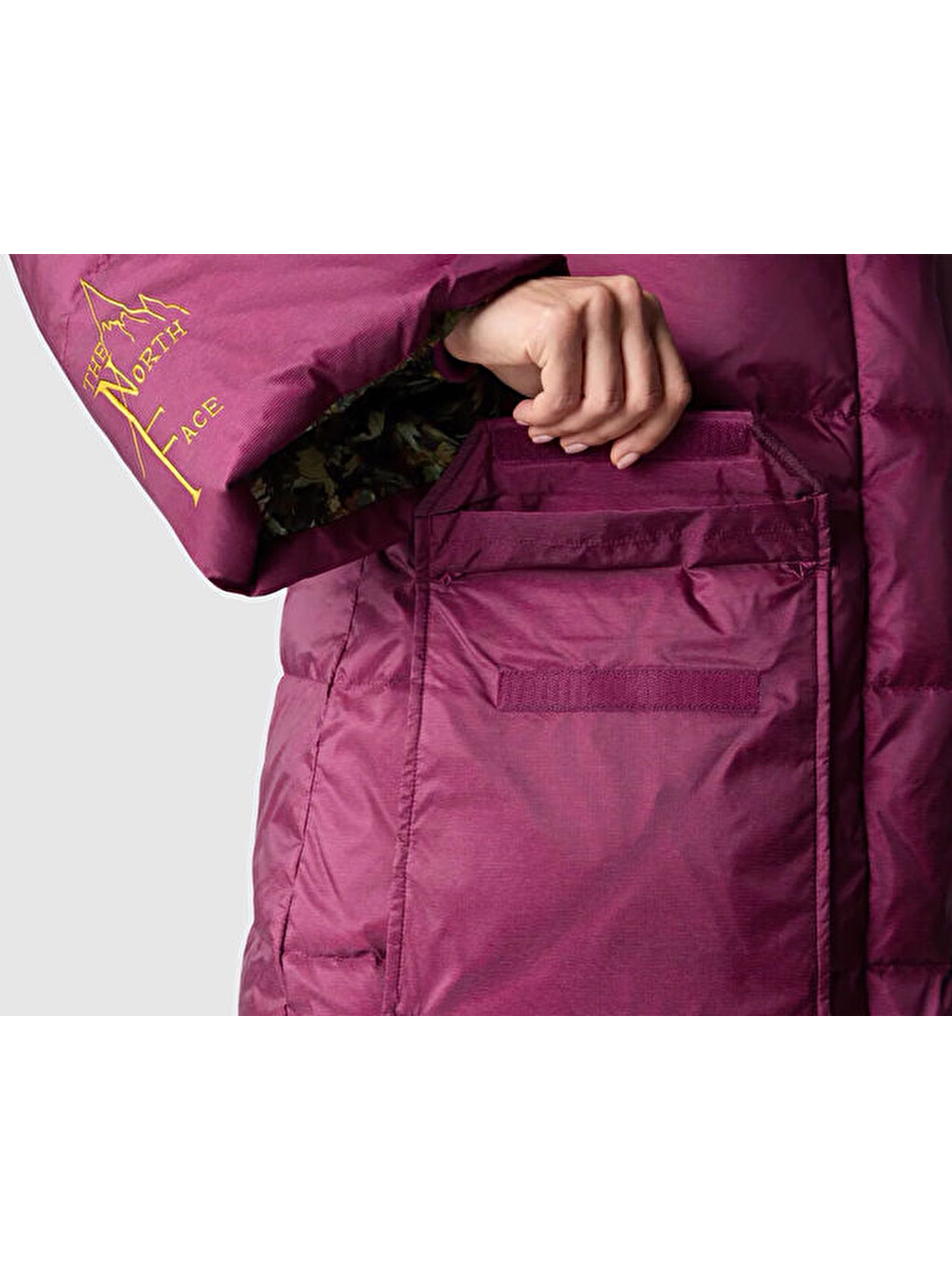 W 73 Parka Kadın Outdoor Montu Nf0a831xosn1 Pembe-9