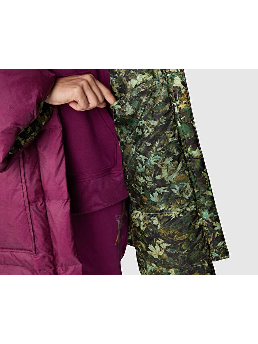 W 73 Parka Kadın Outdoor Montu Nf0a831xosn1 Pembe-10