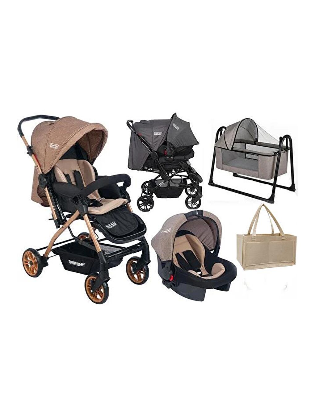 Cross Yenidoğan Seti Bebek Arabası Beşik Ana Kucağı