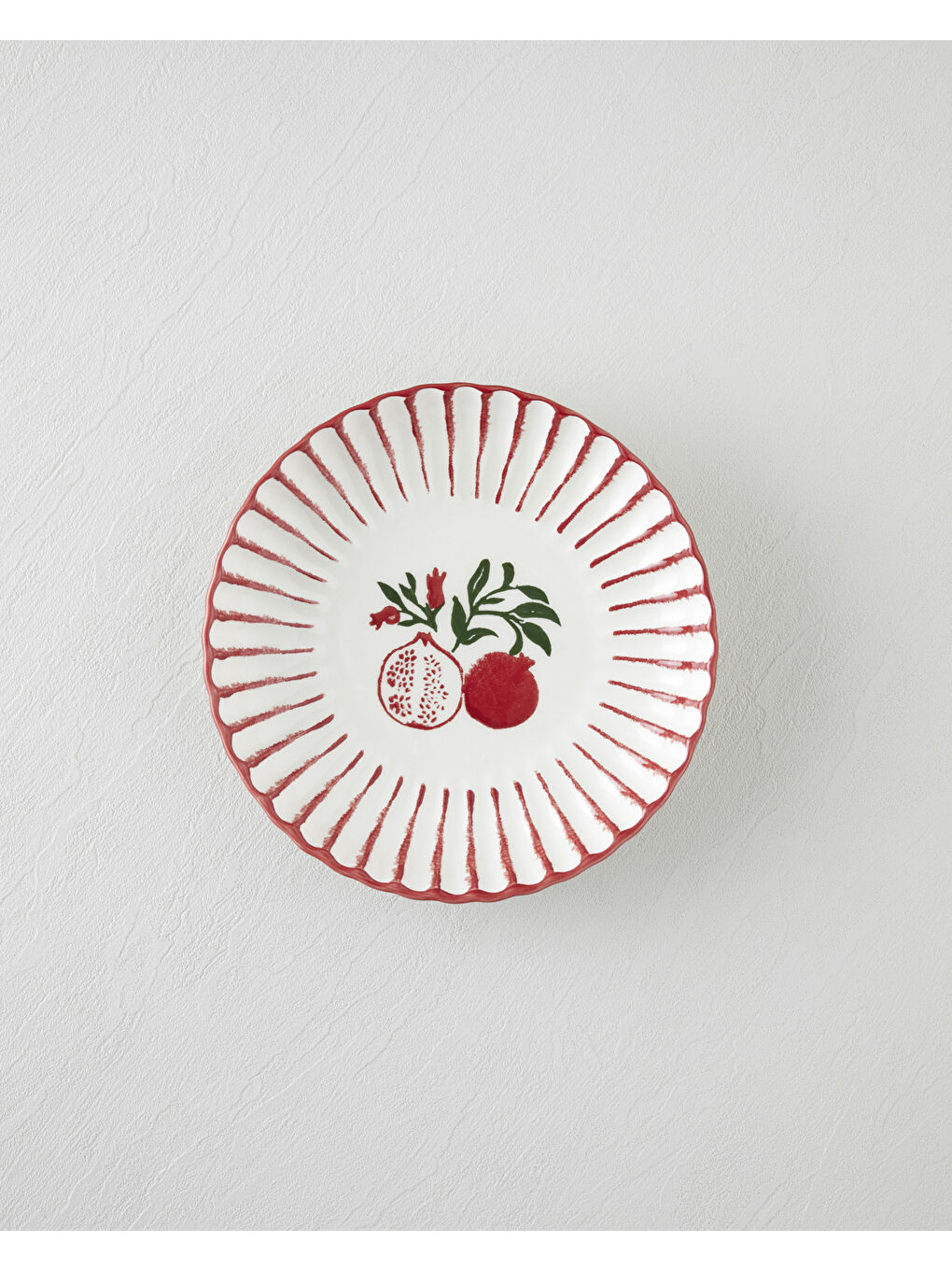 Etna Seramik Çukur Tabak 21 cm Kırmızı-1